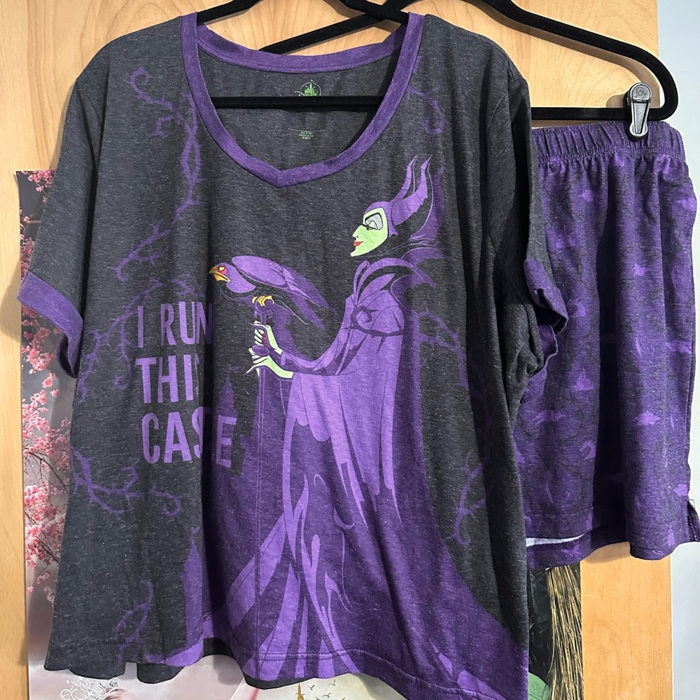 Disney’s Maleficent “I run this castle” Pajama Set